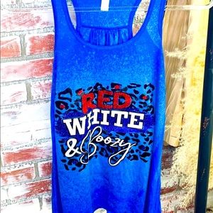 Red white and boozy tank